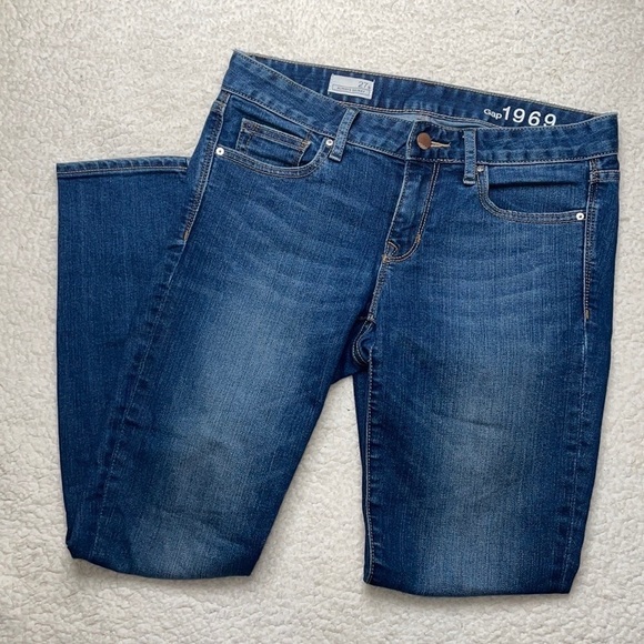 Gap Jeans Denim Dark Was Always Skinny Size 27 s - Picture 4 of 13